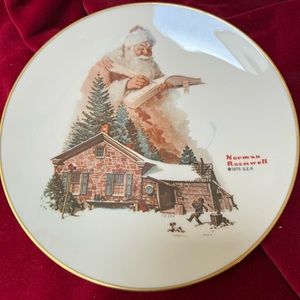 Vtg Norman Rockwell Plate. 1975 Collector’s Edition by Gorham. ‘Good Deeds’